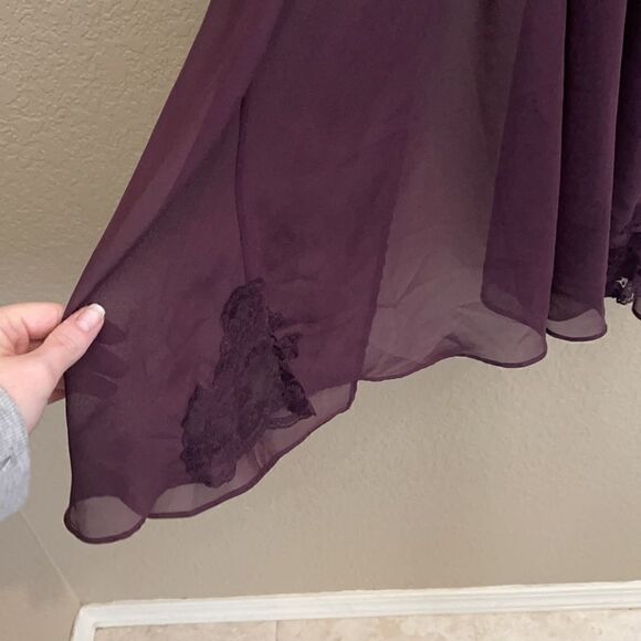 Cacique- Plum Lingerie Nightie - Picture 5 of 7
